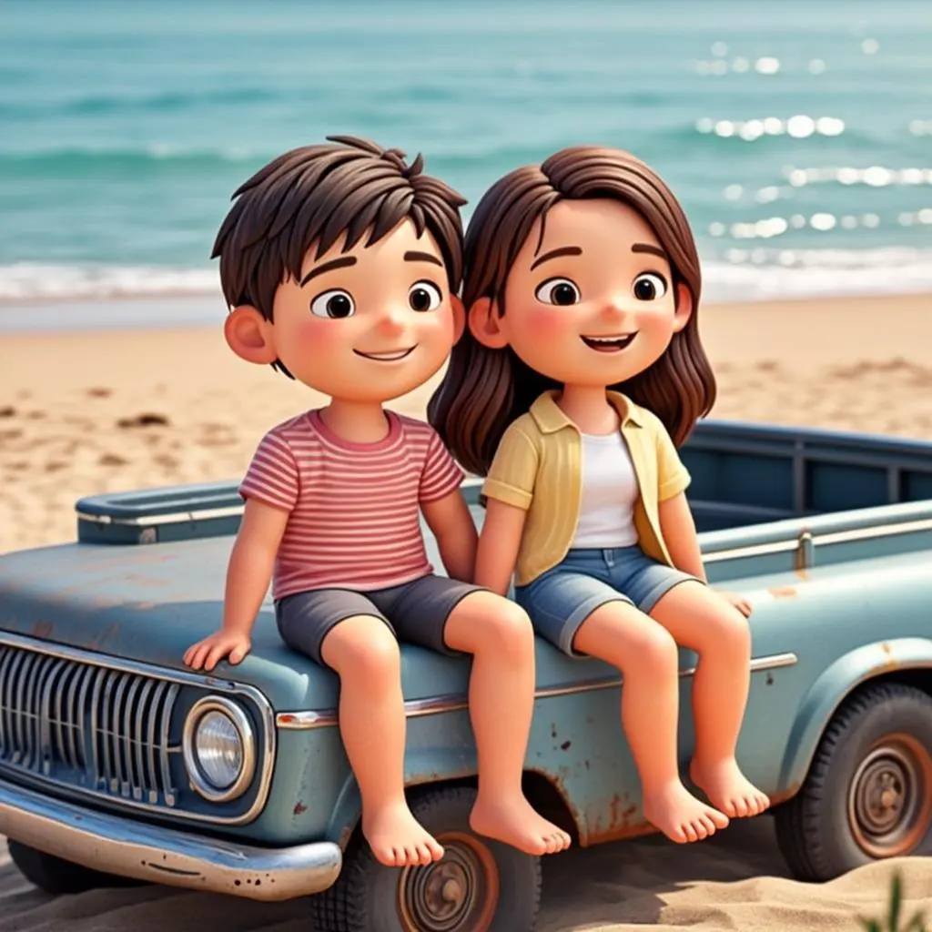 Vintage Beachside Vacation